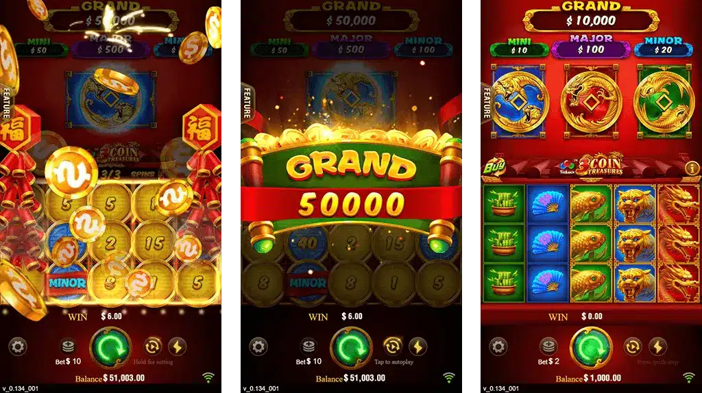 3 Coins Wolf777Login Bonus